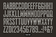 Letterpress Agency, a Font by Heavy Metal Type Co. (Thumbnail 5 of 5)