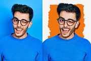 Cartoon funny face vector art effect, an Action Add-On by Shovajit (Thumbnail 7 of 10)