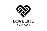 Love Heart Romance Logo, a Branding & Logo Template by Buqancreative (Thumbnail 3 of 4)