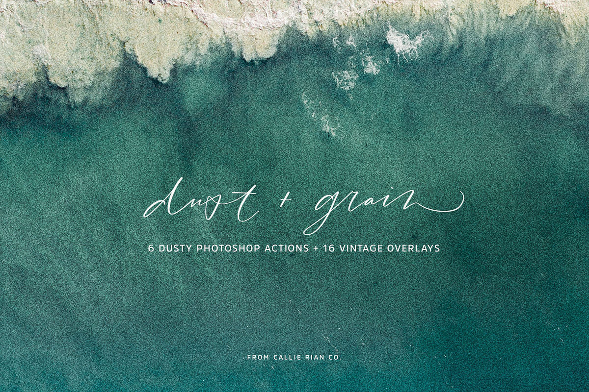 Dust & Grain | PS Actions & Overlays, an Action Add-On by Callie Rian & Co. (Photo 1 of 8)