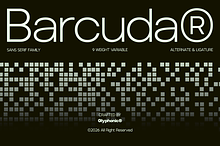 GC Barcuda – New modern Sans