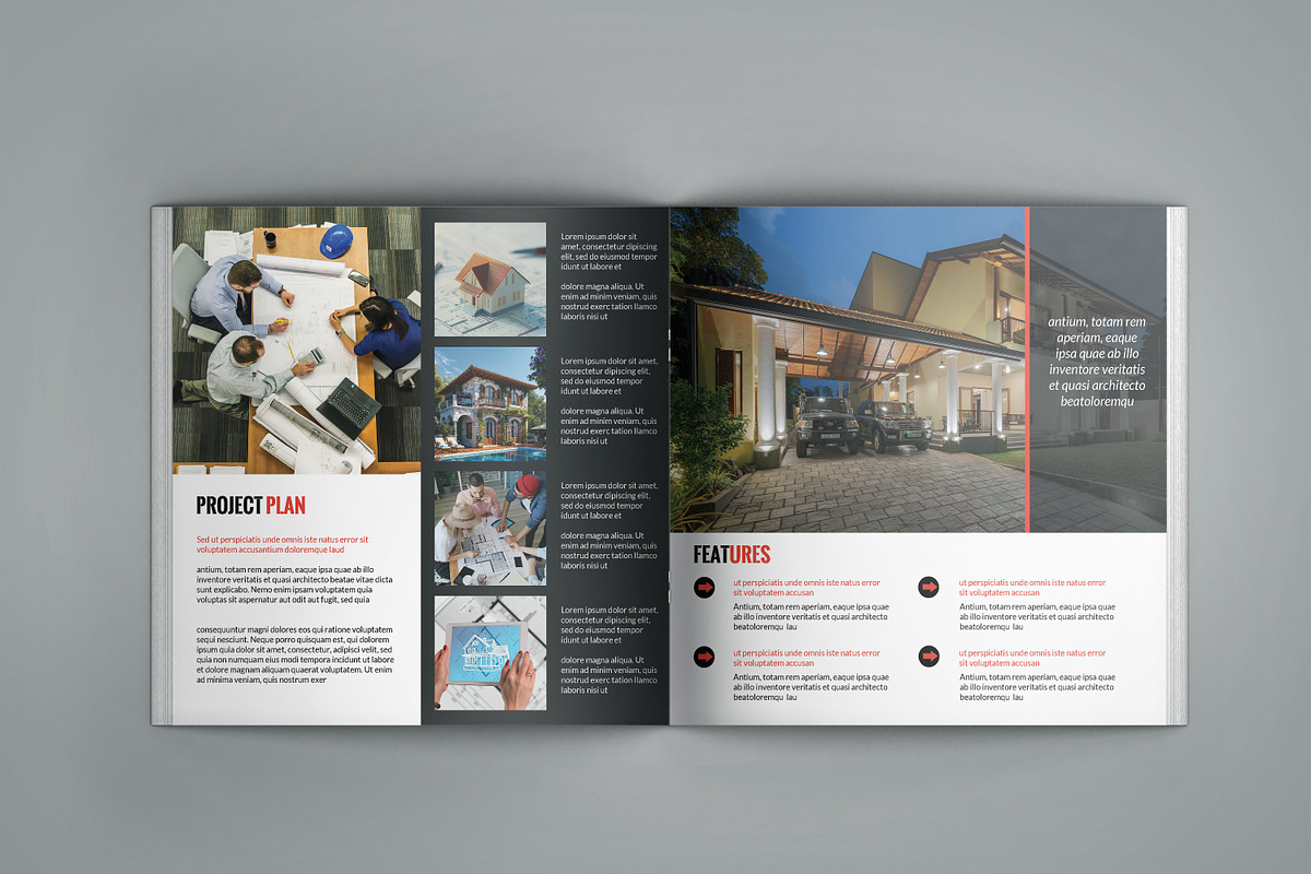 Real Estate Brochure Template, a Brochure Template by retrographix (Photo 3 of 6)