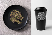 Chinese Dragon SVG Black Outline, an Animal Illustration by ilonitta (Thumbnail 6 of 8)