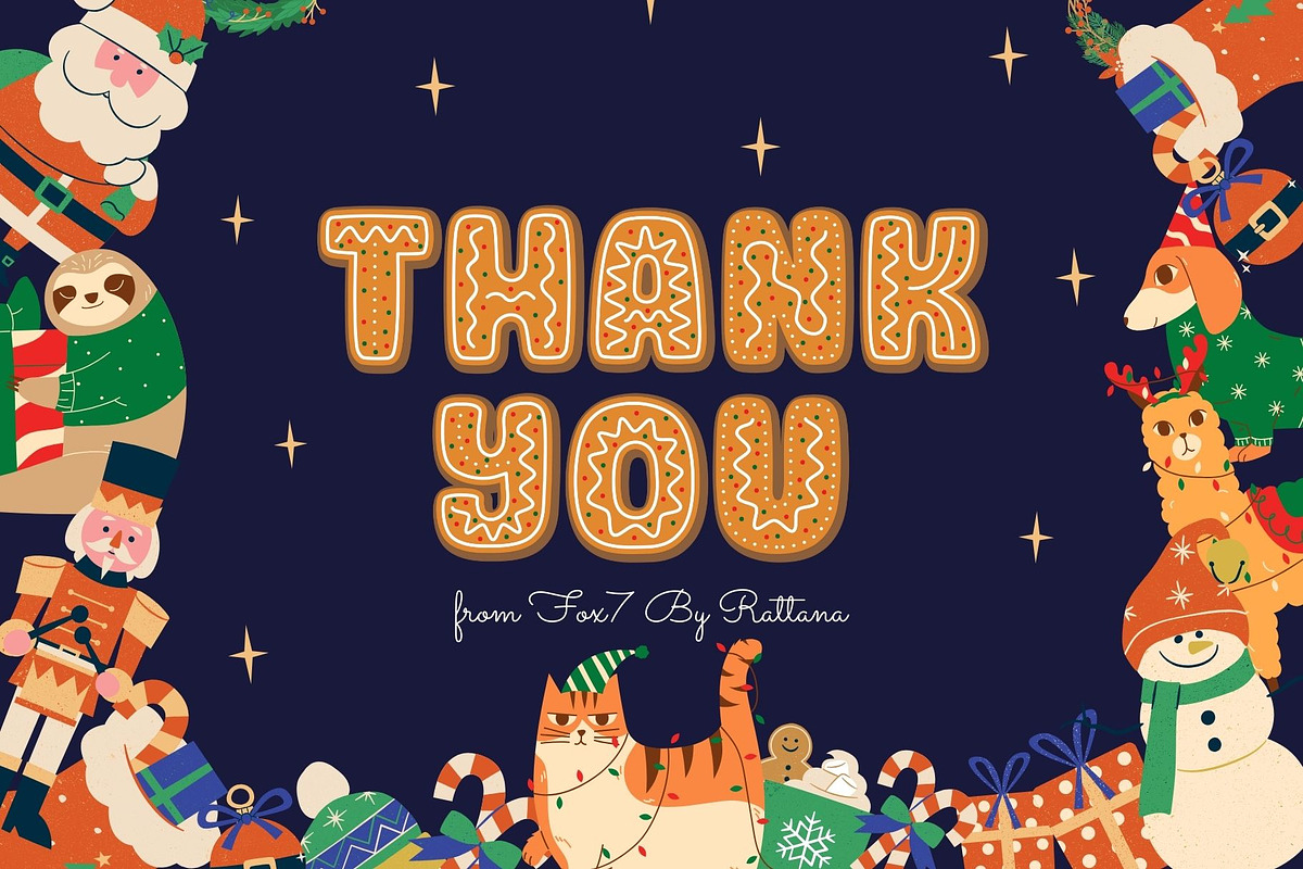 Fox Bread Color Fonts, a Symbol Font by Fox7 By Rattana (Photo 8 of 8)