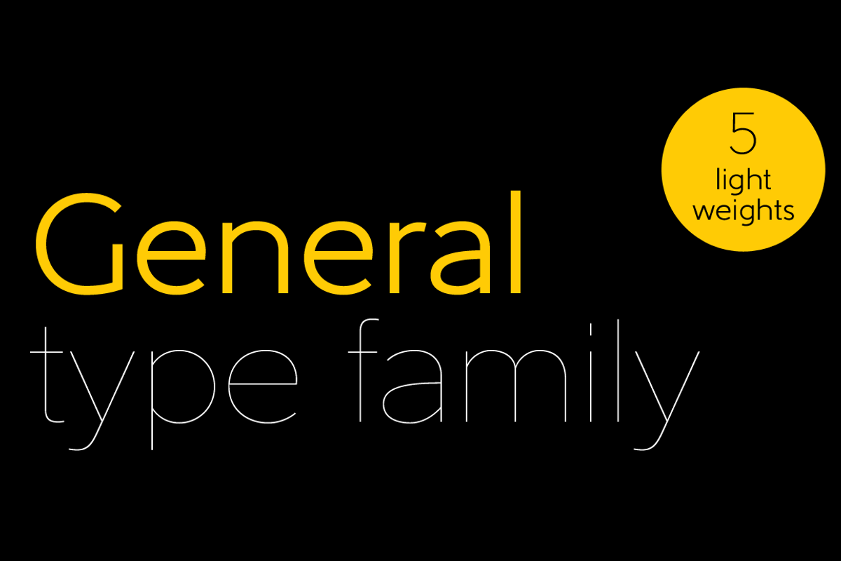 General Font Family