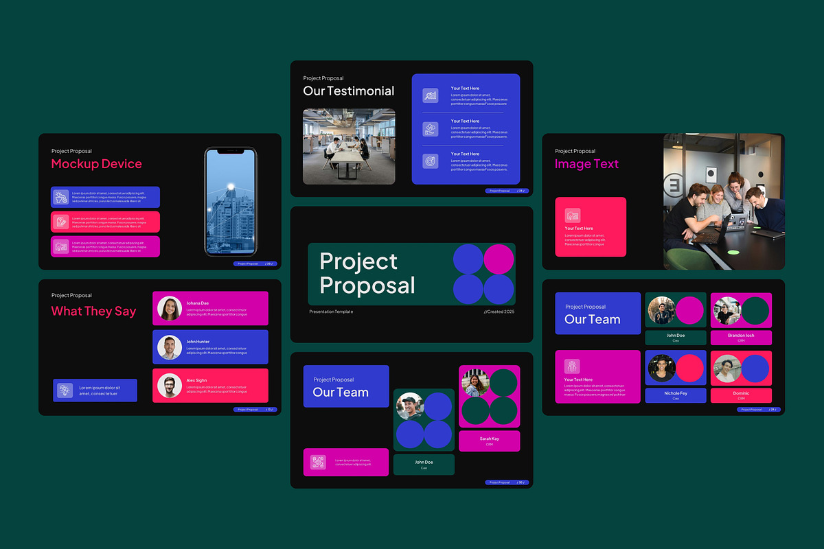Project Proposal PowerPoint Template, a Presentation Template by Premast (Photo 5 of 5)