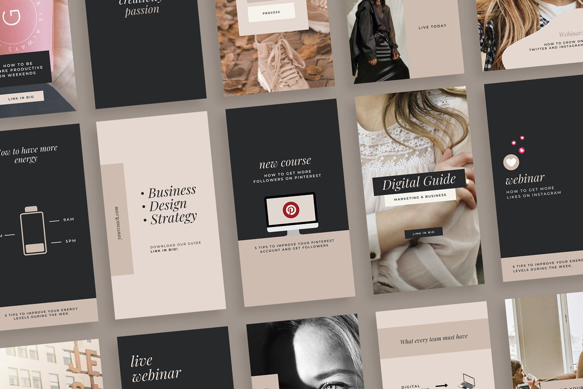 Instagram Bundle Coach Blogger, a Social Media Template by Design District (Photo 22 of 71)