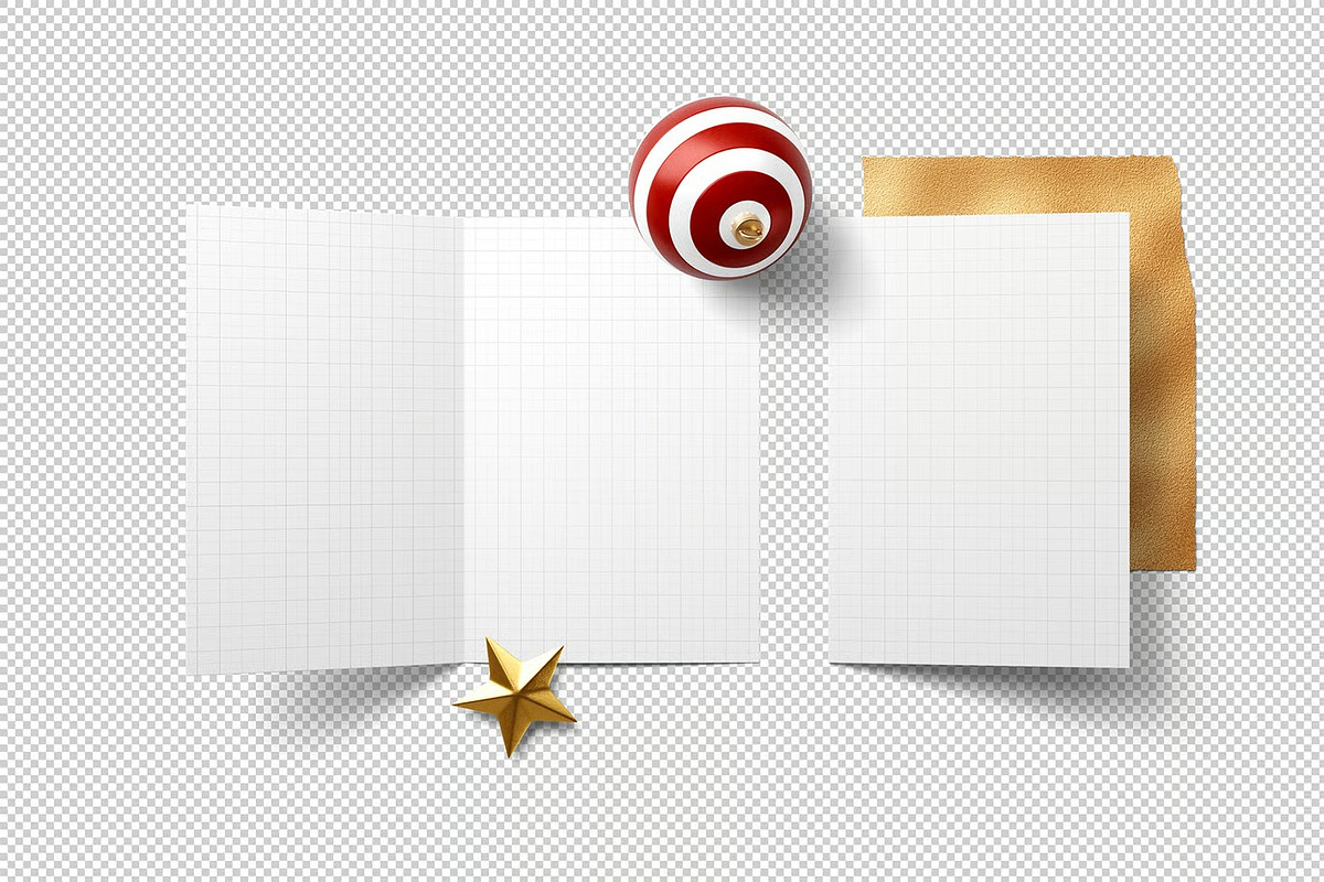 Christmas Card Mockup, an Advertising Mockup by zpackcreative (Photo 4 of 4)