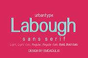 Labough Family Fonts, a Sans Serif Font by Emdaduljs (Thumbnail 1 of 4)