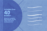 Pack of Pencils+ Procreate Brushes, a Brush Add-On by Tim Hankins Design (Thumbnail 3 of 6)