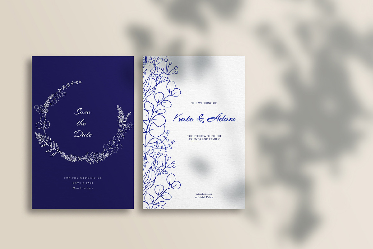 Blue&White. Chinoiserie inspired set, a Decorative Illustration by Liliia Polos Illustration (Photo 9 of 13)