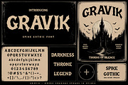 Gravik - Spike Gothic Font, a Blackletter Font by Pitchlook.Studio (Thumbnail 4 of 4)
