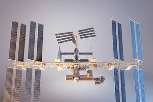 International Space Station With RIG