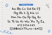 Jugwer Bromn Cute Handwritten Font, a Handwritten Font by Maulana Creative (Thumbnail 7 of 7)