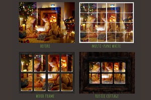 Christmas Window Overlays