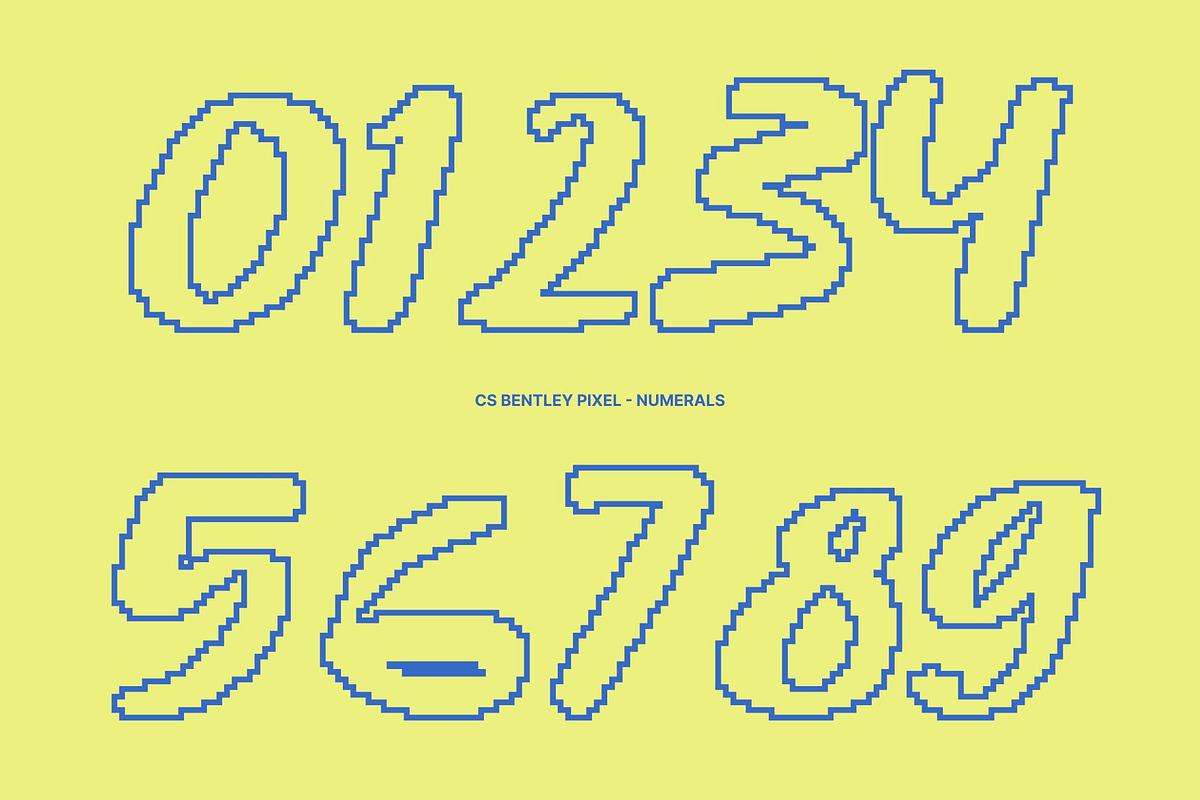CS Bentley Pixel, a Handwritten Font by Craft Supply Co. (Photo 6 of 8)