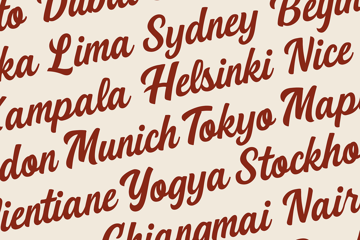 Mailune - Bold Brush Script Font, a Script Font by Youthlabs Studio (Photo 10 of 15)