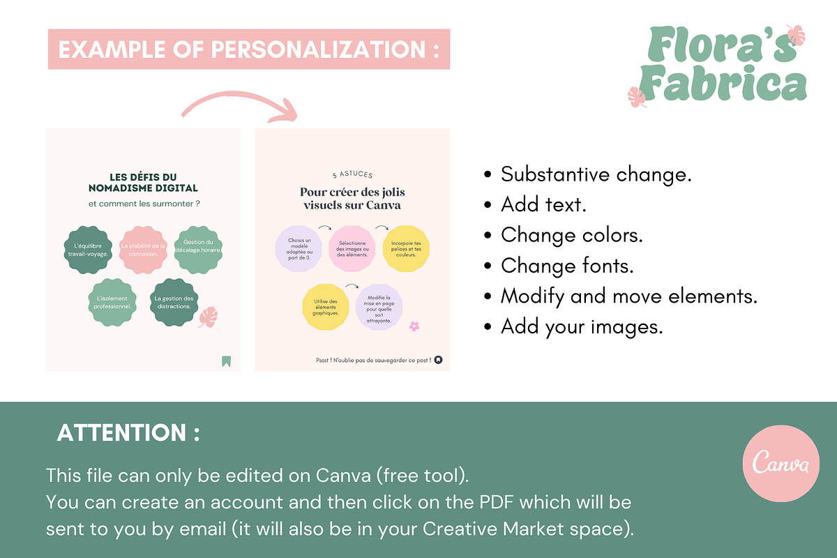 E-Mail Signature Templates Canva, a Social Media Template by florasfabrica (Photo 3 of 3)