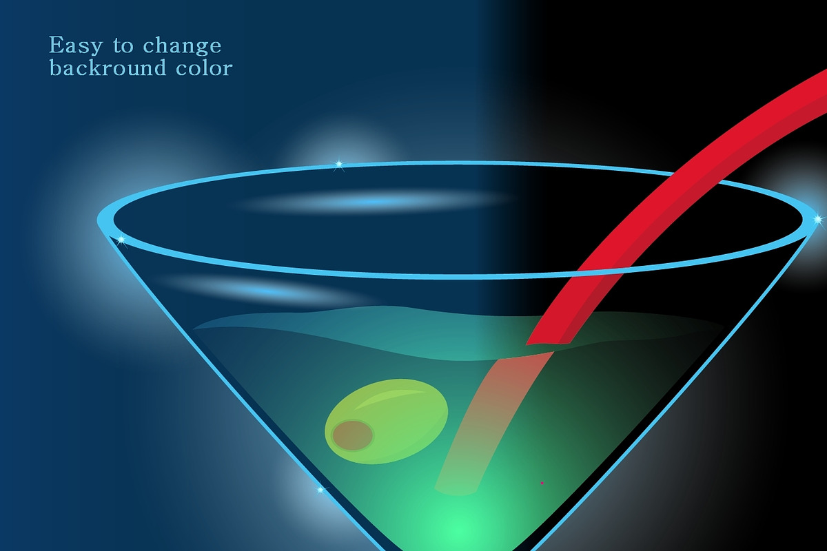 Neon Vector Coctails, an Object Graphic by Zebra-Finch (Photo 5 of 8)