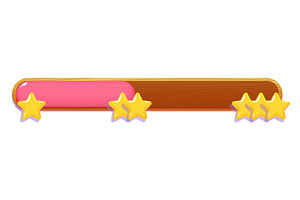 Game UI button. Mobile, an Object Illustration by Things for designers