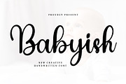 Babyish, a Handwritten Font by InermediaSTUDIO (Thumbnail 1 of 7)