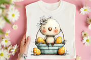 Whimsical Easter Bird Clipart, an Illustration by Libby Wishes (Thumbnail 6 of 7)