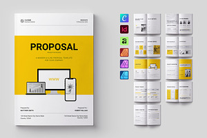 Project Proposal Template, a Brochure Template by ElvinPrint
