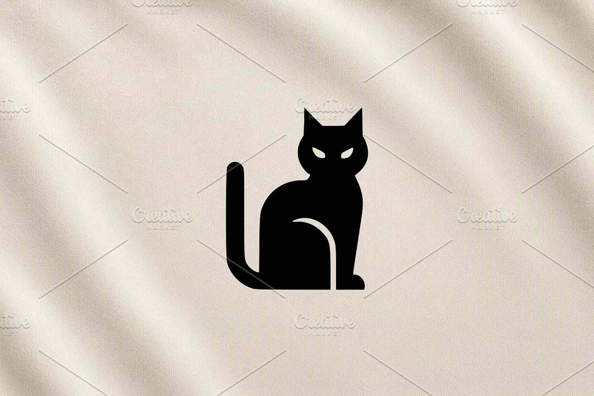 Cat Silhouette Vector Graphic, an Animal Illustration by Vectorium Studio (Photo 3 of 4)