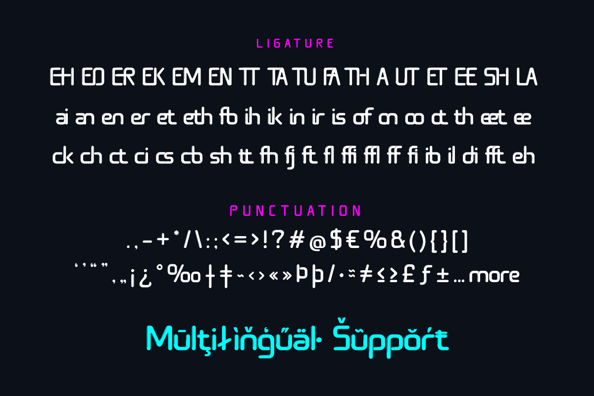 Linkero - Futuristic Font, a Sans Serif Font by twinstd (Photo 5 of 10)
