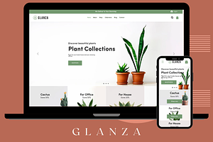 WIX Website Template Glanza