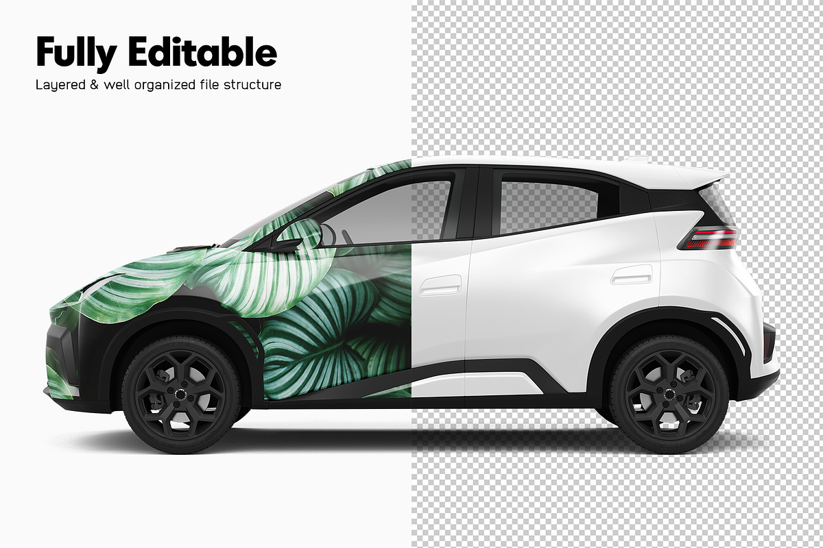 Electric Car Mockup 3, a Product Mockup by Mockupix (Photo 3 of 12)