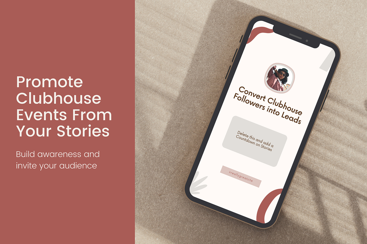 Clubhouse Templates for Instagram, a Social Media Template by Roger Coles (Photo 2 of 6)