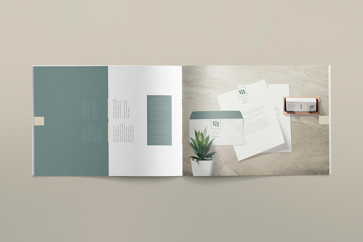 The Ocean - Brand Manual Template, a Brochure Template by ZippyPixels (Photo 12 of 16)