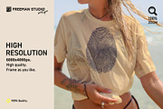 T-Shirt Mockup, a Shirt Mockup by Freeman Studio (Thumbnail 6 of 17)