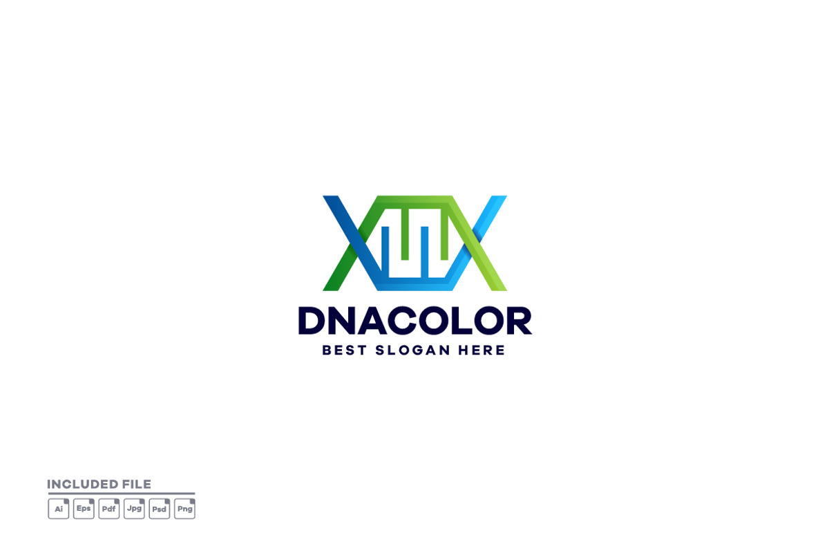 Gradient Abstract DNA Logo Design, a Branding & Logo Template by yuanesei