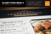 Classy Food Menu 3, a Brochure Template by Luuqas Design (Thumbnail 2 of 5)