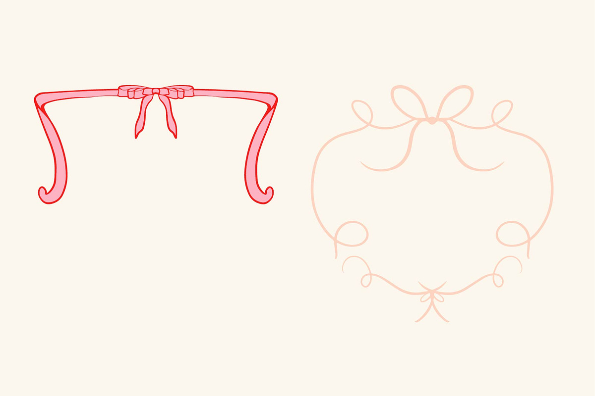Pretty ribbon bows bundle, an Object Graphic by MayBay Studio (Photo 4 of 11)