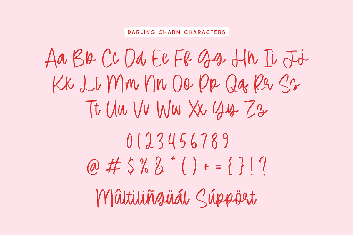 Darling Charm Font, a Handwritten Font by Timurtype (Photo 6 of 7)