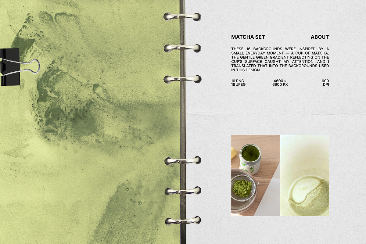 Matcha Club: Backgrounds Textures, a Background Graphic by Olha Kozachenko (Photo 2 of 7)