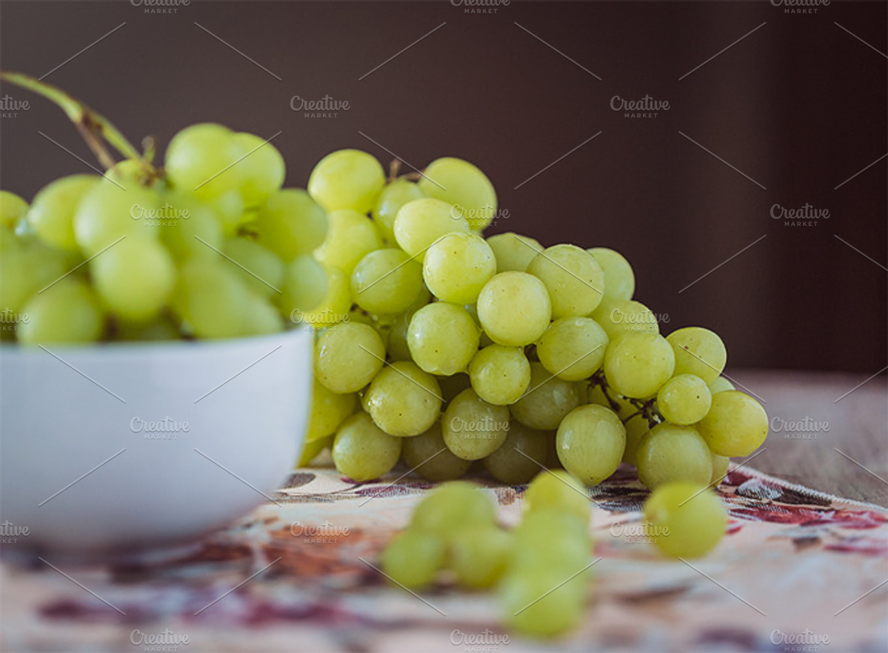Green Grapes Stock Picture