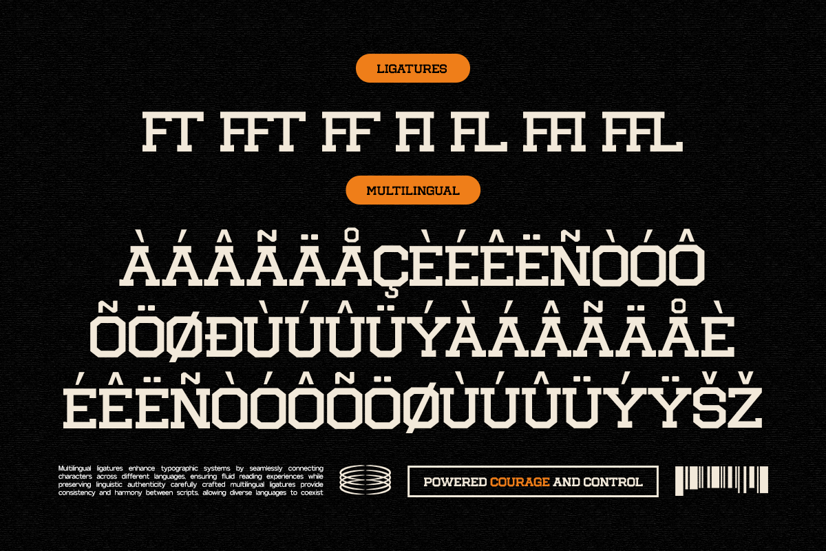 GC Back Ford - Urban Slab Typeface, a Slab Serif Font by Glyphonic (Photo 12 of 15)