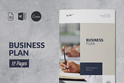 Business Plan Template, a Brochure Template by Sabin (Thumbnail 1 of 9)