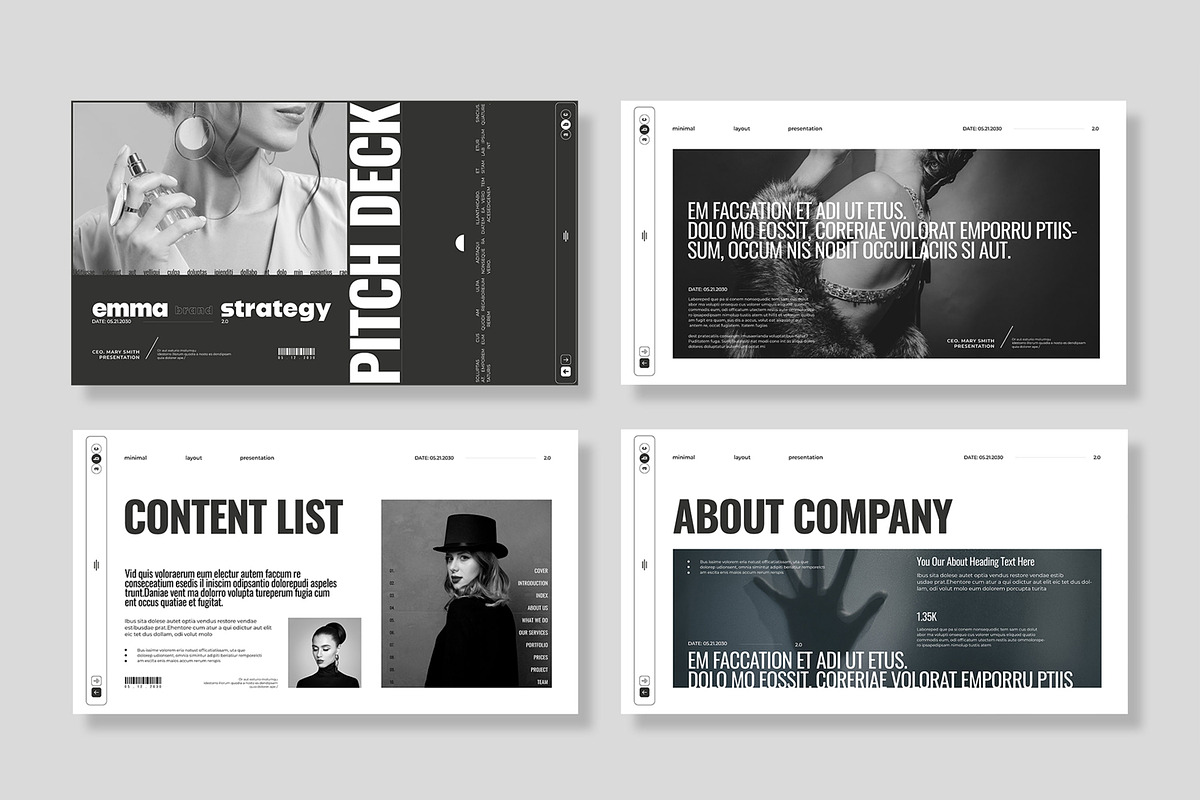 Brand Strategy Presentation Template, a Presentation Template by MightyDesign (Photo 2 of 8)