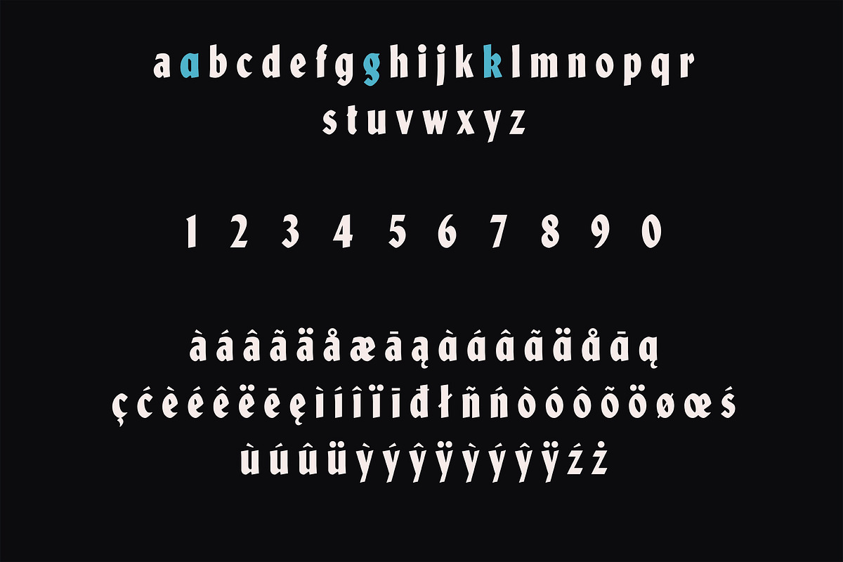 Valorous Display Font, a Sans Serif Font by Bart Wesolek (Photo 4 of 10)