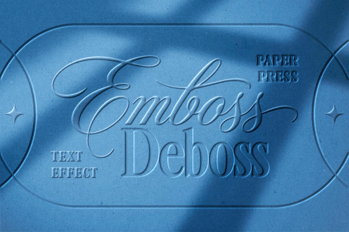 Embossing & Debossing Color Template, a Layer Style Add-On by Design Squad