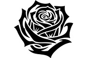 Flaming Rose Floral Ornament Vector, a Decorative Illustration by Designer_Momina (Thumbnail 6 of 21)
