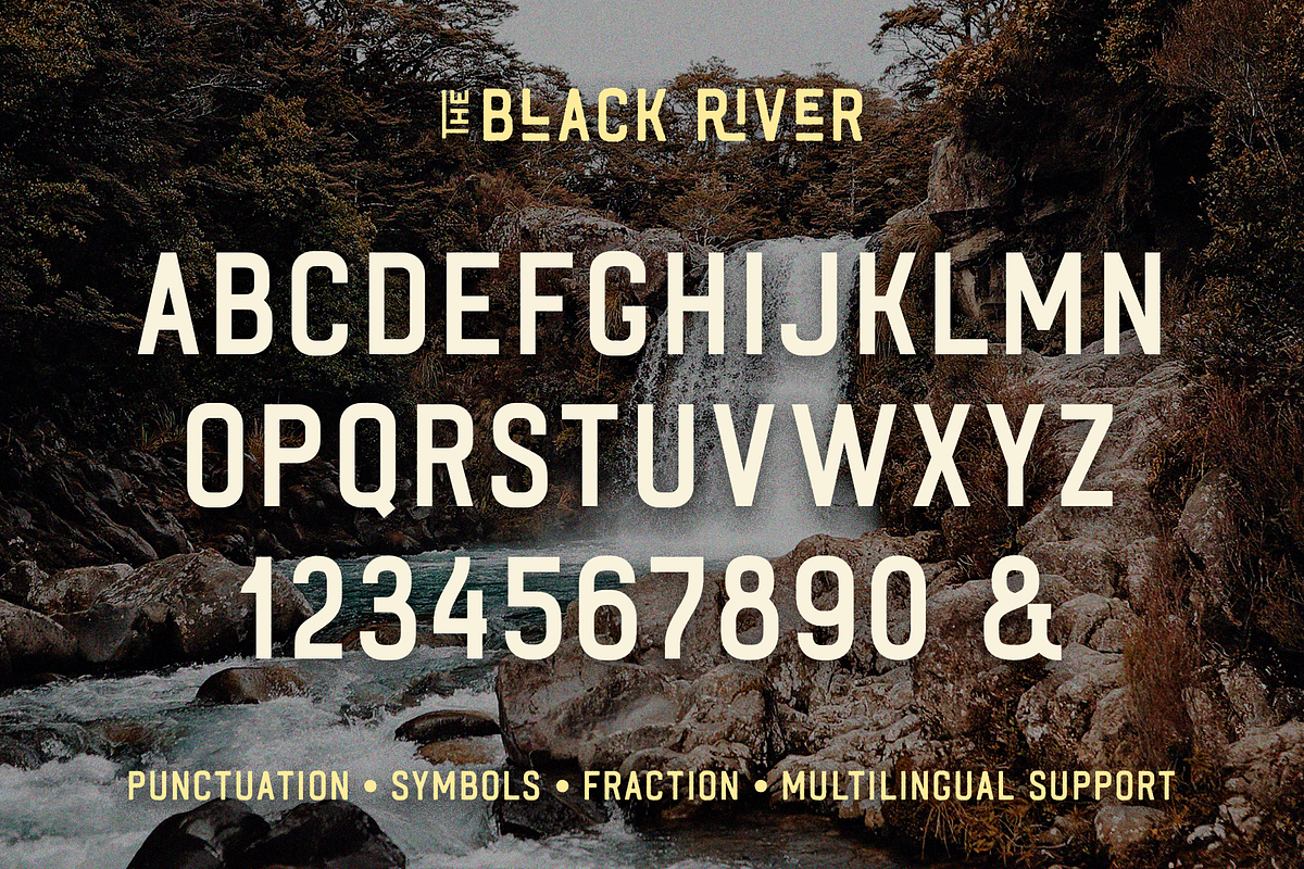 Black River, a Font by Larin Type Co. (Photo 9 of 10)