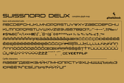 Suissnord Deux, a Sans Serif Font by Sharkshock (Thumbnail 2 of 5)