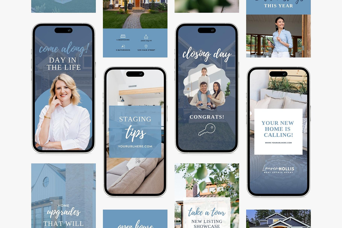 Real Estate Instagram Reel Covers, a Social Media Template by Ciera Design Templates (Photo 2 of 9)