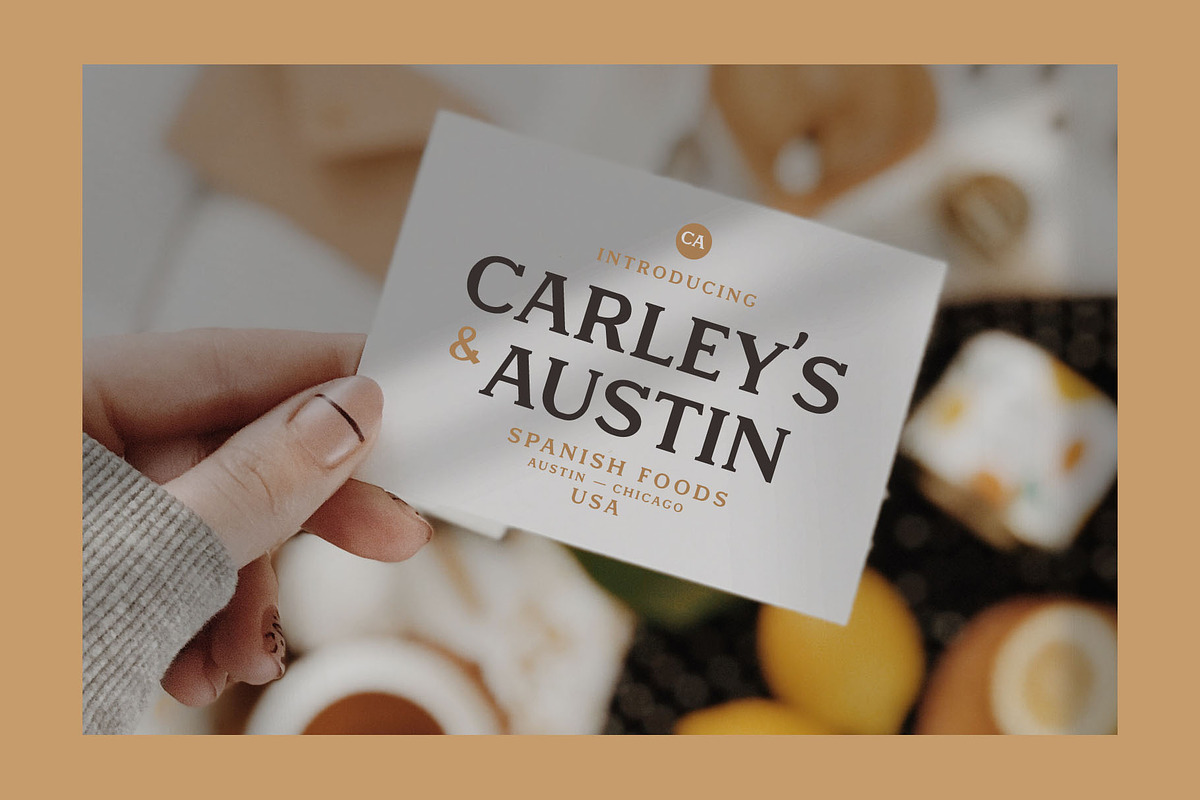 Espano - A Heavy Serif Font preview 8